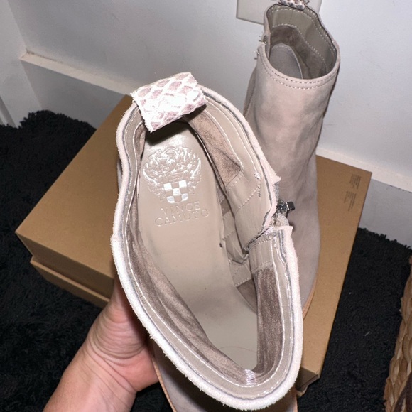 Taupe Vince Camuto Bootie - Picture 4 of 5